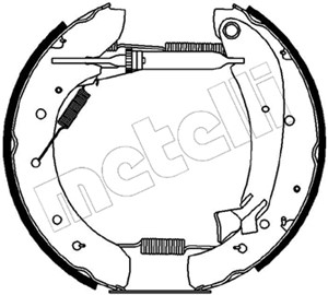 Bromsbackar, sats, Bakaxel, CITROËN,FIAT,PEUGEOT, 4241.2Y, 4241.3V, 4241.4X, 4241.7T, 4242.39, 4706738, 9214425, 9942885