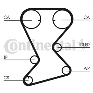 Kamrem, CHRYSLER,DODGE,PLYMOUTH, 04667611, 4667611, K04667611
