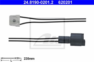 Varningssensor, bromsbeläggslitage, Framaxel, BMW 3 [E30], 3 Cabriolet [E30], 3 Touring [E30], Z1 Roadster, 34 35 1 153 964, 34 35 9 058