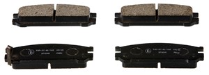 Bromsbeläggsats, Bakaxel, SUBARU, 26296AA030, 26296AA060, 26296AA061, 26296AA062, 26296AA080, 26296AA081, 26296AA082, 26296AA130, 26296P