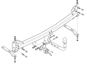 Dragkrok, Standard, FORD USA EXPLORER