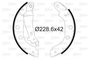 Bromsbackar, sats, Bakaxel, NISSAN KUBISTAR Skåp, PRIMERA, PRIMERA Hatchback, PRIMERA Traveller, RENAULT KANGOO, KANGOO Express, 4406000