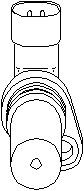 Varvtalssensor, motorhantering, ALFA ROMEO,CHEVROLET,CITROËN,FIAT,FORD,LANCIA,OPEL,PEUGEOT,VAUXHALL, 1 547 993, 1 564 860, 12 47 679, 12