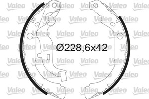 Bromsbackar, sats, Bakaxel, DACIA DUSTER, DUSTER Skåp/SUV, RENAULT DUSTER, 440605238R, 440607493R, 440607862R