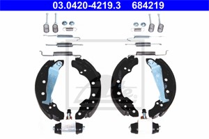 Bromsbackar, sats, Bakaxel, AUDI,SKODA,VW
