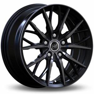 INFINY Spike Bright Black Machined Face Black Lip 7x17 5/110 ET40 B73.1