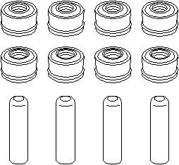 Packningssats, ventiler, MERCEDES-BENZ, 102 050 00 67, 102 050 01 58, 102 586 00 05, A102 050 00 67, A102 050 01 58, A102 586 00 05