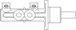 Huvudbromscylinder, SEAT ALHAMBRA, VW SHARAN, TRANSPORTER Buss IV, TRANSPORTER Flak/chassi IV, TRANSPORTER Skåp IV, 7M0 611 019, 8243069