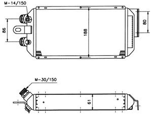 Oljekylare, motor
