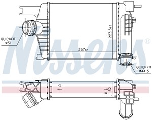 Intercooler, DACIA DUSTER, DUSTER Skåp/SUV, RENAULT CAPTUR I, CLIO IV, CLIO Grandtour IV, CLIO Skåp/halvkombi IV, 14496-1381R