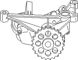 Oljepump, MERCEDES-BENZ, 602 180 10 01, 602 180 18 01, 602 180 30 01, A602 180 10 01, A602 180 18 01, A602 180 30 01