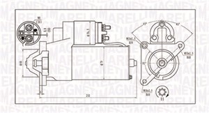 Startmotor, CITROËN,FIAT,HYUNDAI,LANCIA,PEUGEOT,SUZUKI,TALBOT, 1320921080, 1332419080, 3110086CB1, 3610029000, 555836, 555838, 71716564,