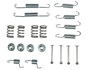 Tillbehörssats, bromsbackar, parkeringsbroms, Bakaxel, CHEVROLET EPICA, LACETTI, NUBIRA Kombi, NUBIRA Sedan