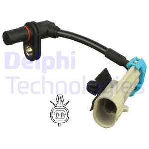 ABS-givare, Sensor, hjulvarvtal, Framaxel, Höger, Vänster, CHEVROLET,OPEL,VAUXHALL, 4809313, 96626078