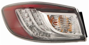 Baklykta, Vänster, MAZDA 3, BBP351160D, BBP3-51-160D, BBP351160E, BBP3-51-160E