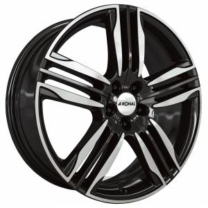 RONAL R58 Black Polished 10x22 5/112 ET50 B66.6