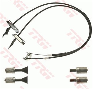 Vajer, parkeringsbroms, Mitt, FORD FOCUS I, FOCUS Sedan I, FOCUS Turnier I, 1205576, 1253158, 3S41-2A603-CB, 98AG-2A603-AN