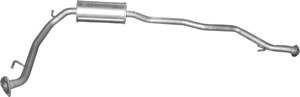 Mittenljuddämpare, Mitt, HONDA JAZZ II, 18220SAA003, 18220SAA013, 18220SAA023, 18220SENP03