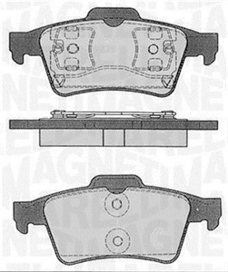 Bromsbeläggsats, Bakaxel, CITROËN,FORD,JAGUAR,LANCIA,NISSAN,OPEL,RENAULT,SAAB,VAUXHALL, 12799240, 1605973, 44060AV625, 44060AV725, 44060