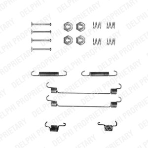 Tillbehörssats, bromsbackar, Bakaxel, ALFA ROMEO,CITROËN,FIAT,RENAULT, 60750208, 70596.60000.00.00, 7701 202 550, 7701 204 840, 95659662