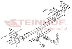 Dragkrok, Avtagbar, NISSAN QASHQAI / QASHQAI +2 I