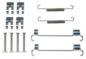 Tillbehörssats, bromsbackar, Bakaxel, CITROËN,FIAT,PEUGEOT, 4210851, 7550851, 95708510