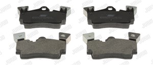Bromsbeläggsats, Bakaxel, AUDI Q7, PORSCHE CAYENNE, 7L5 698 451, 7L5698451, 955.352.939.50, 95535293900, 95535293901, 95535293902, 95535