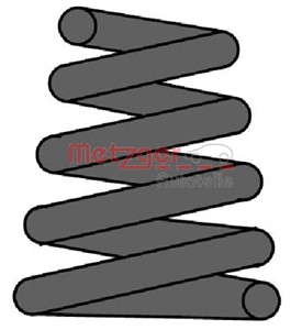 Spiralfjäder, Bakaxel, TOYOTA CARINA E VI, CARINA E Sedan VI, 2GA 857 508AA 9B9, 2GA857508AG9B9