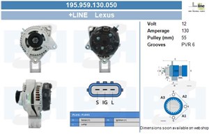 Generator, LEXUS LS, SC Cabriolet, 2706050280