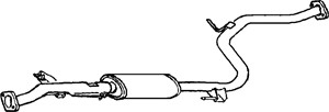 Mittenljuddämpare, Mitt, MAZDA 323 C V, 323 F V, 323 P V, 323 S V, Z508-40-300A