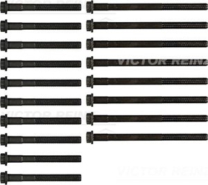 Bultsats, topplock, TOYOTA, 90910-02136 (8x), 90910-02139 (10x)