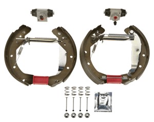 Bromsbackar, sats, Bakaxel, OPEL,VAUXHALL