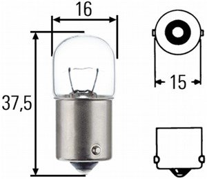 Glödlampa, parkeringsljus, Bak, Fram, Fram eller bak, Sidoinstallation
