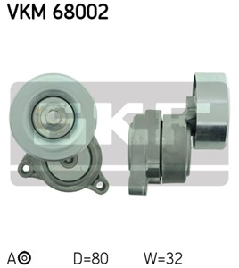 Spännrulle, flerspårsrem, SUBARU LEGACY IV, LEGACY Kombi III, LEGACY Kombi IV, OUTBACK, TRIBECA, 23769-AA001, 23769-AA002, 23769-AA003