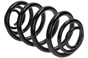 Spiralfjäder, Bakaxel