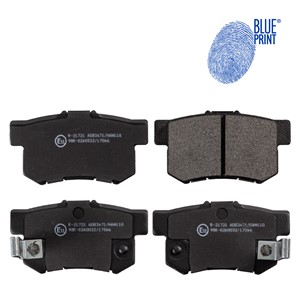 Bromsbeläggsats, Bakaxel, HONDA, 06430-S0K-J00, 06430-S0K-J01, 06430-S2X-J00, 06430-S3N- E50, 06430-S3N-J00, 06430-S7A- J00, 06430-S7S-0