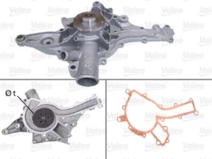 Vattenpump, CHRYSLER,MERCEDES-BENZ, 1122000501, 1122001201, 1122001501, 5097 159AA, 5097159AA, A1122001501