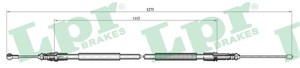 Vajer, parkeringsbroms, Bak, FIAT ULYSSE, LANCIA PHEDRA, 1400204180, 474609