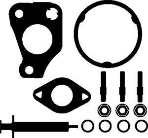 Monteringsats, Turbo, ALFA ROMEO,CHEVROLET,CITROËN,FIAT,LANCIA,OPEL,PEUGEOT,VAUXHALL