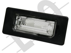 Belysning, registreringsskylt, Tvåsidig, AUDI,SKODA,VW, 7PP943021, 8T0943021