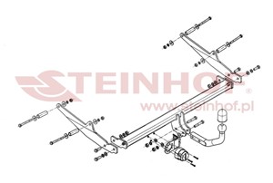 Dragkrok, Standard, RENAULT CLIO Grandtour III