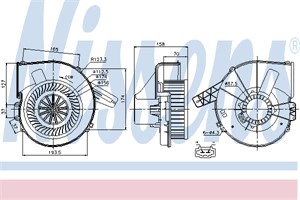 Kupéfläkt, AUDI,SEAT,SKODA,VW, 6Q1819015, 6Q1819015B, 6Q1819015C, 6Q1819015E, 6Q1819015G, 6Q1819015H, 6Q1819015J, 6Q1819106, 6Q1820015,