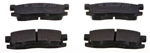 Bromsbeläggsats, Framaxel, HONDA CIVIC Shuttle I, 45022-693-N50, 45022693N52, 45022-SB6-600, 45022SB6N52
