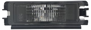 Belysning, registreringsskylt, Tvåsidig, DACIA LOGAN, LOGAN II, SANDERO, SANDERO II, 8200957874