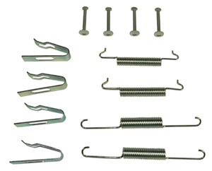 Tillbehörssats, bromsbackar, parkeringsbroms, Bakaxel, JEEP GRAND CHEROKEE II
