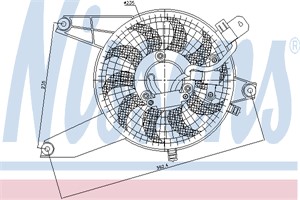 Fläkt, klimatanläggning, HYUNDAI TERRACAN, 97643-H1600, 97643-H1601