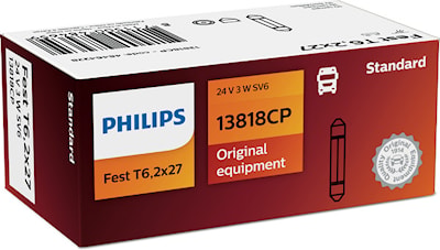 Glödlampa 24V 3W SV6