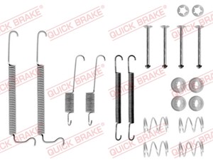 Tillbehörssats, bromsbackar, Bakaxel, CHEVROLET,OPEL,VAUXHALL