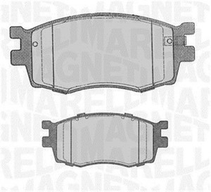 Bromsbeläggsats, Framaxel, HYUNDAI ACCENT III, ACCENT Sedan III, i20 I, KIA RIO II, RIO Sedan II, 581011GA00, 581011GE00, S581011GE00