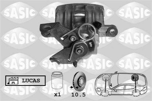 Bromsok, Bakaxel höger, ALFA ROMEO 145, 146, 147, 156, 156 Sportwagon, 166, GT, 77364820, 9947896, 9948860, 9950863